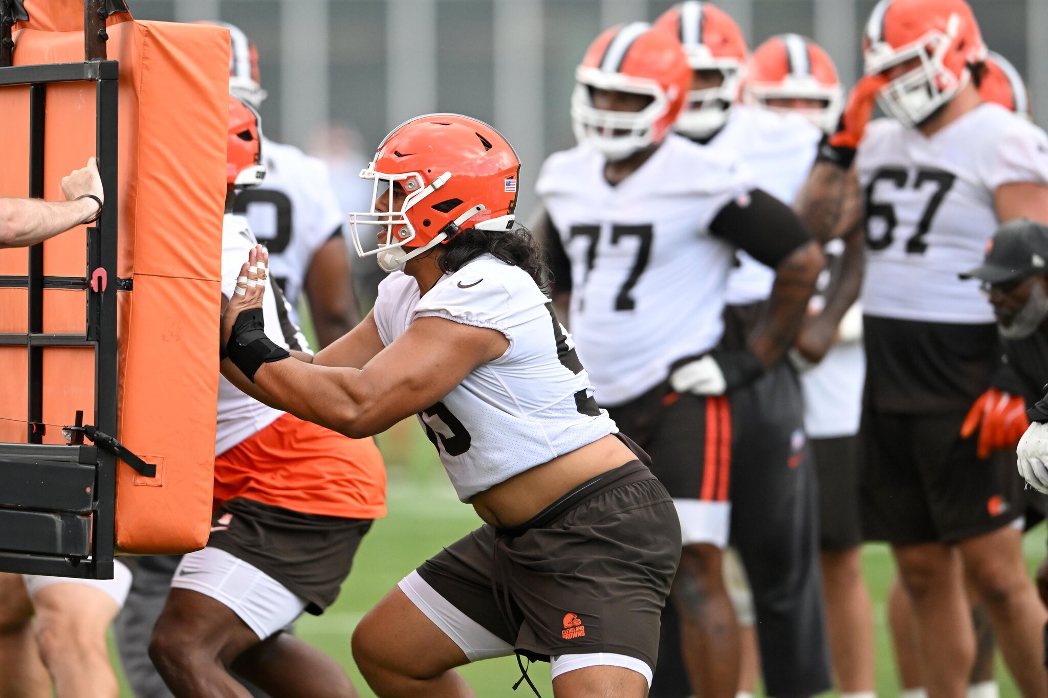 Browns HC Todd Monken talks talent versus fit with OLine decision, starters in question