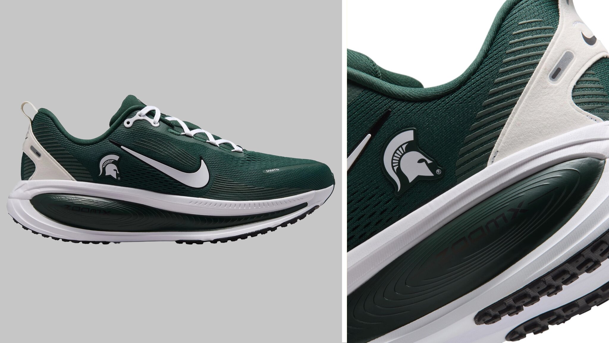 Nike releases Michigan State Vomero 18 running shoes, how to buy the sneakers