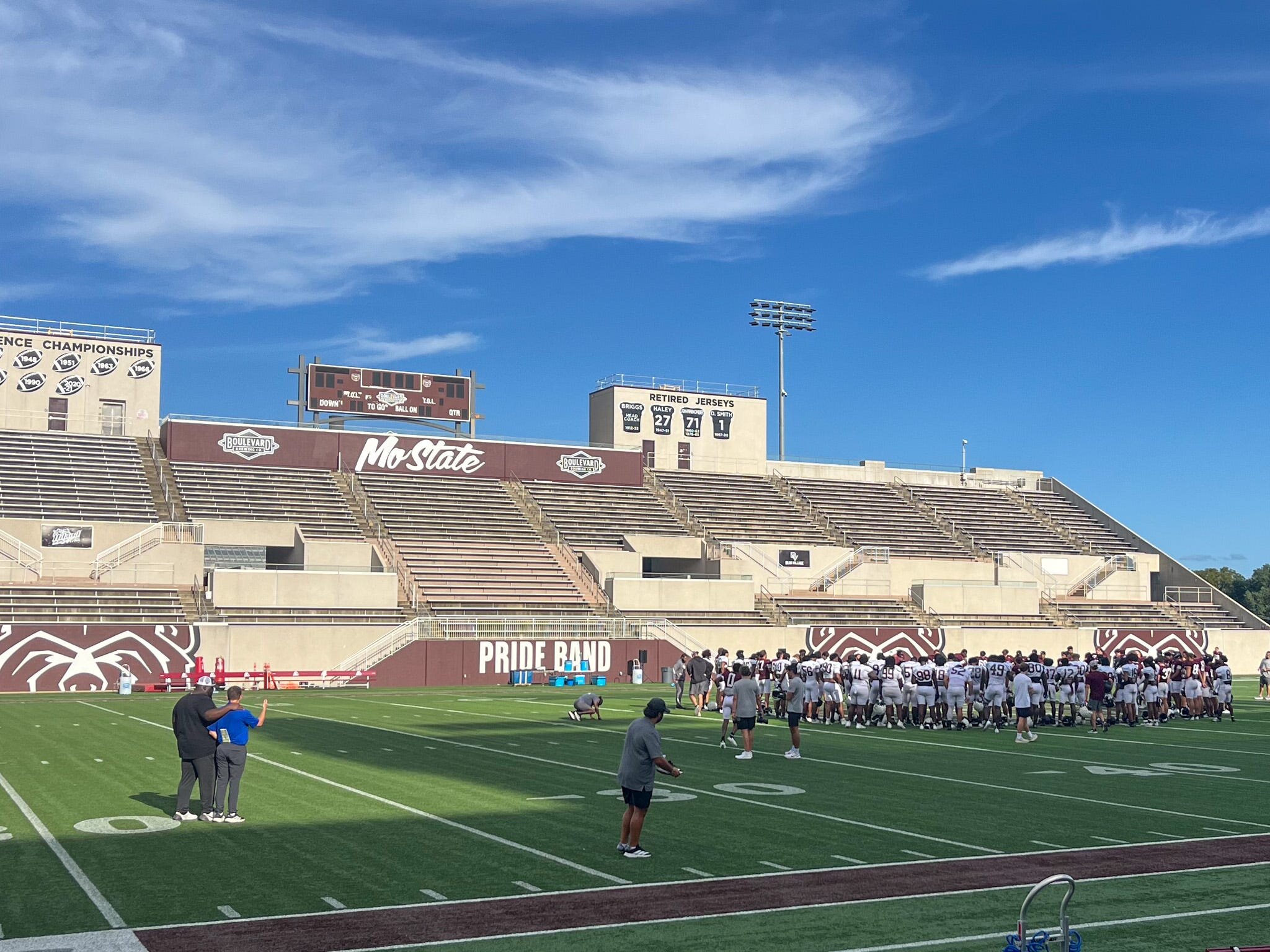 Inside Missouri State football's fall camp scrimmage