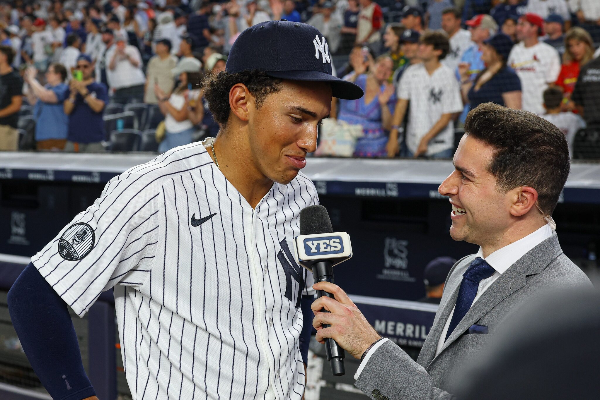 On a day to honor Yankees' past, rookie George Lombard Jr.'s impact resonates
