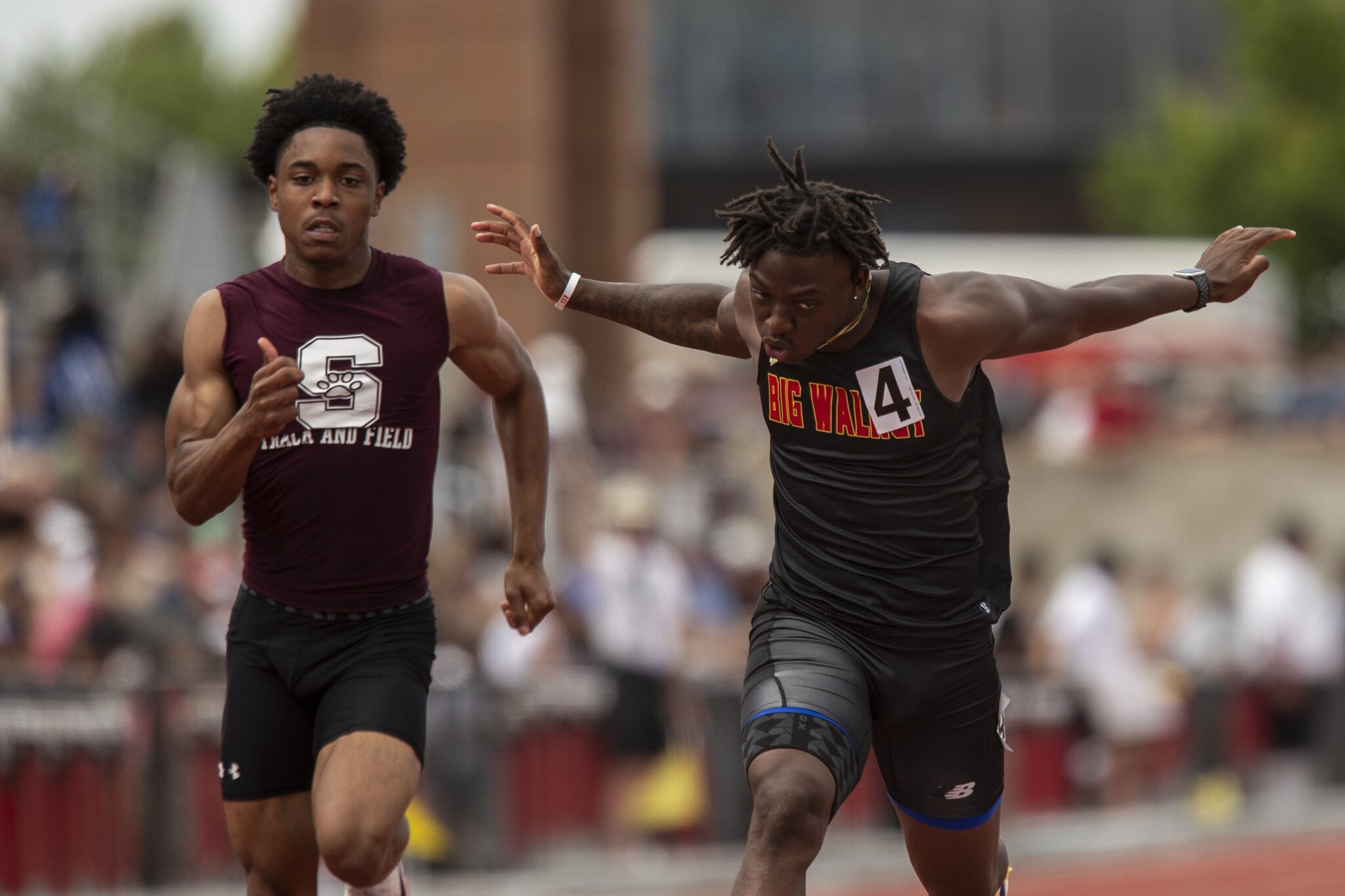 Ohio State WR commit Jamier Brown seen practicing at former high school