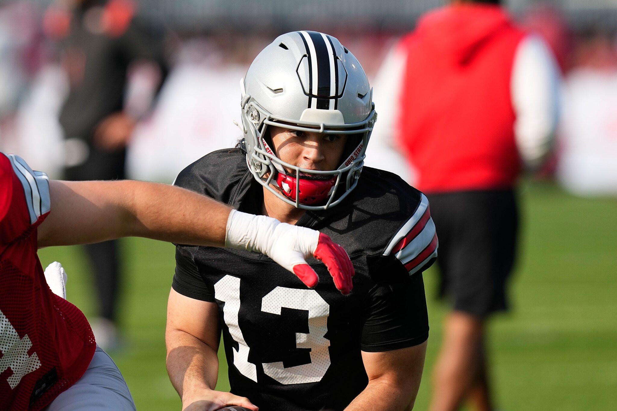 Luke Fahey pushing Tavien St. Clair for Ohio State football's backup QB job