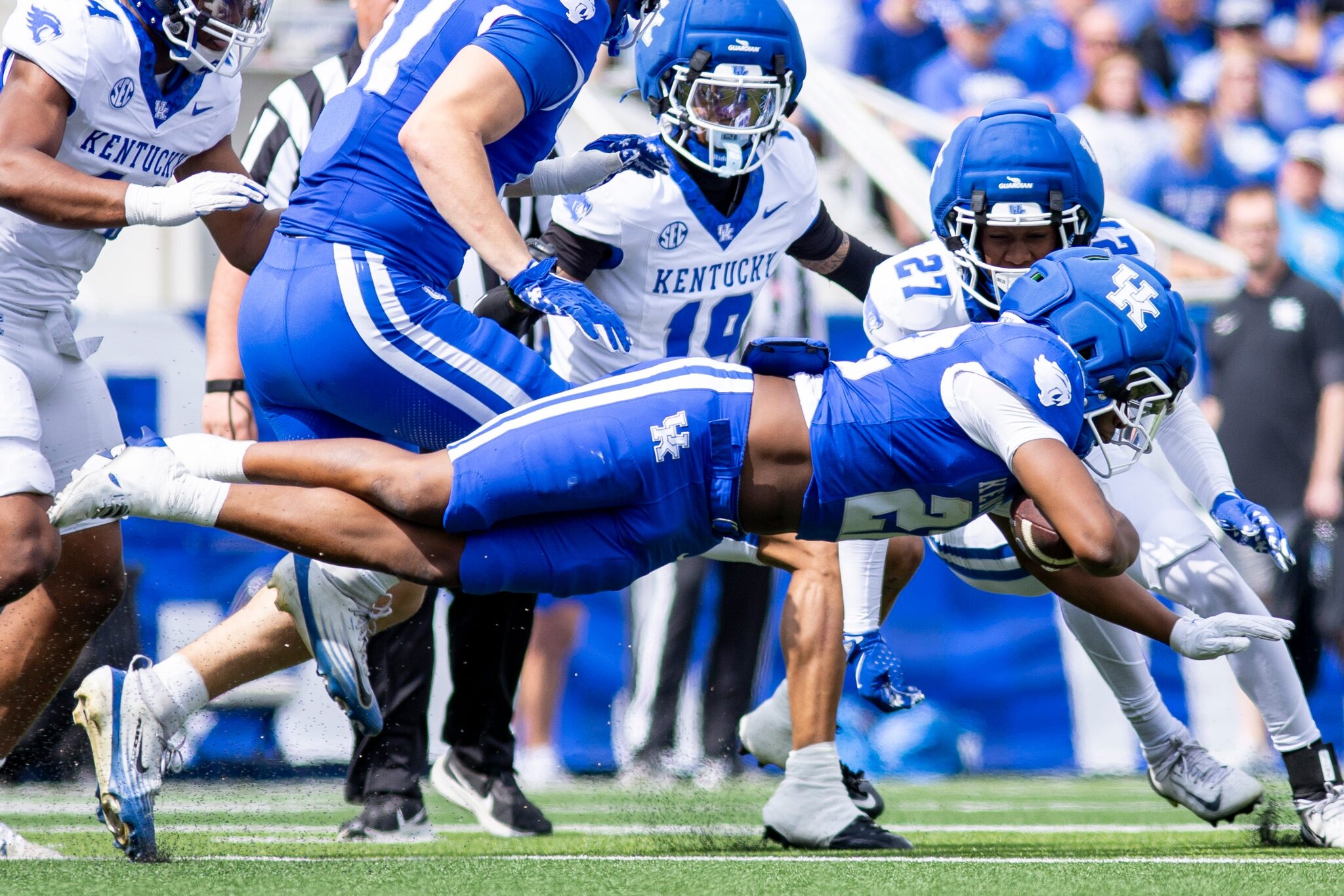 Kentucky football still sorting out running backs. 'Work in progress