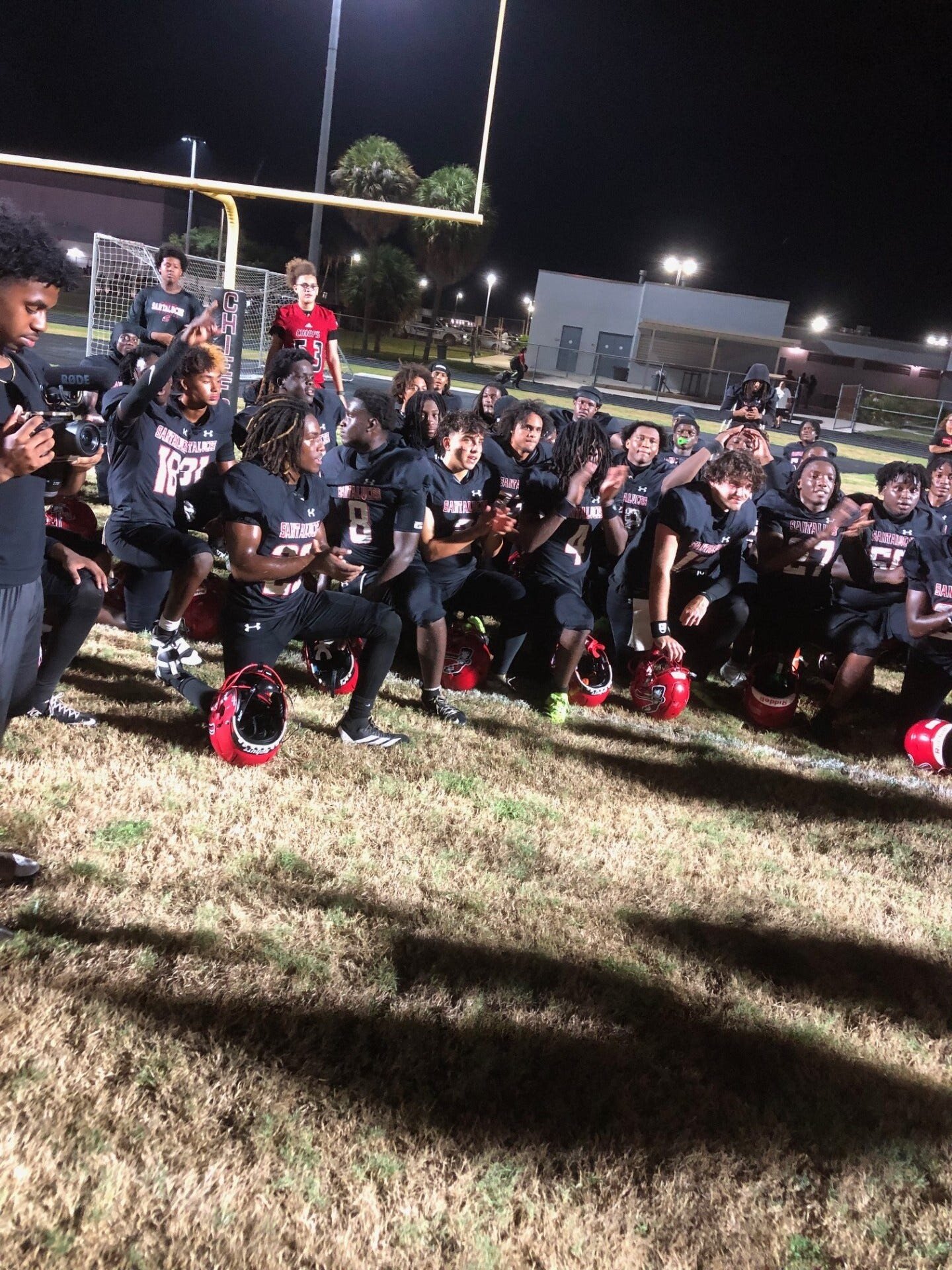 Santaluces football blanks Boynton Beach in interim coach's debut