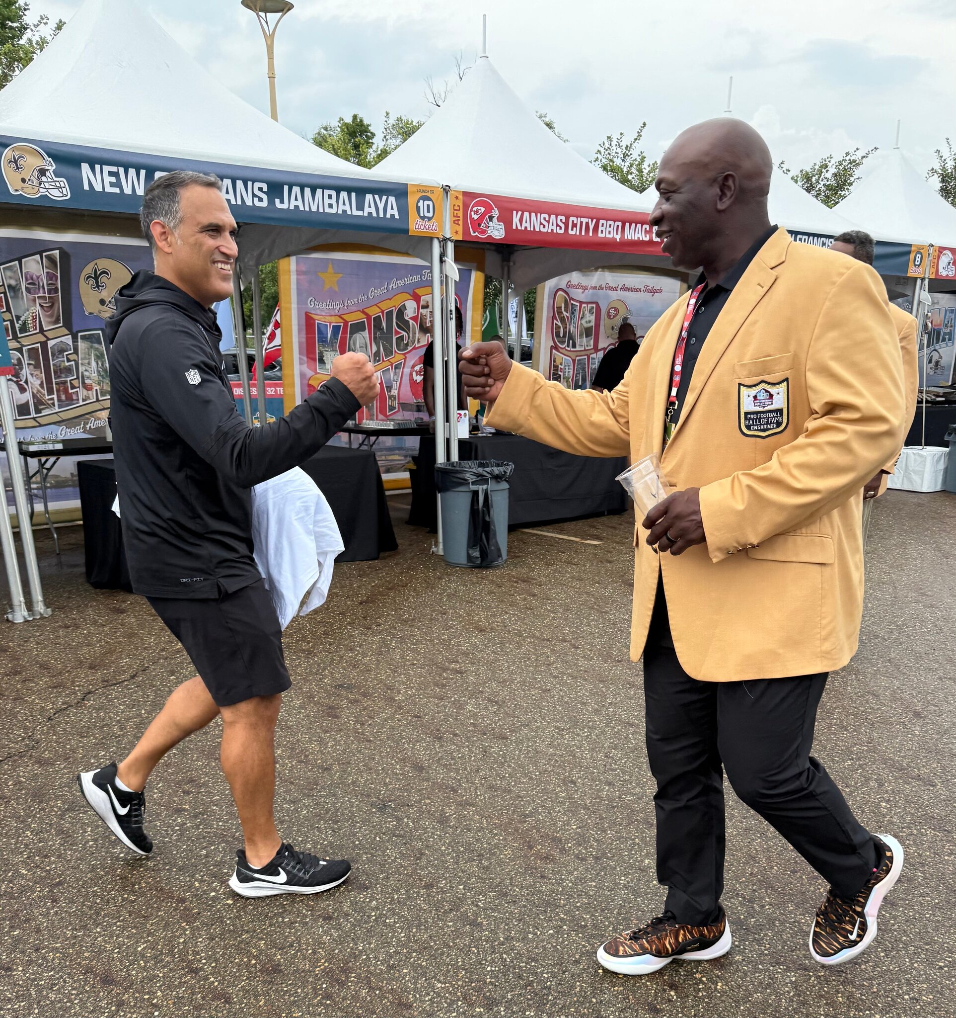 Kind of surreal.' HOF Fan Fest attracts football lovers and foodies