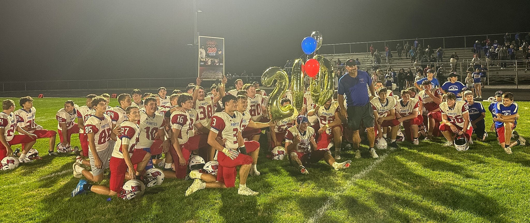 Garaway football rallies from 16 down to give Jason Wallick his 200th win