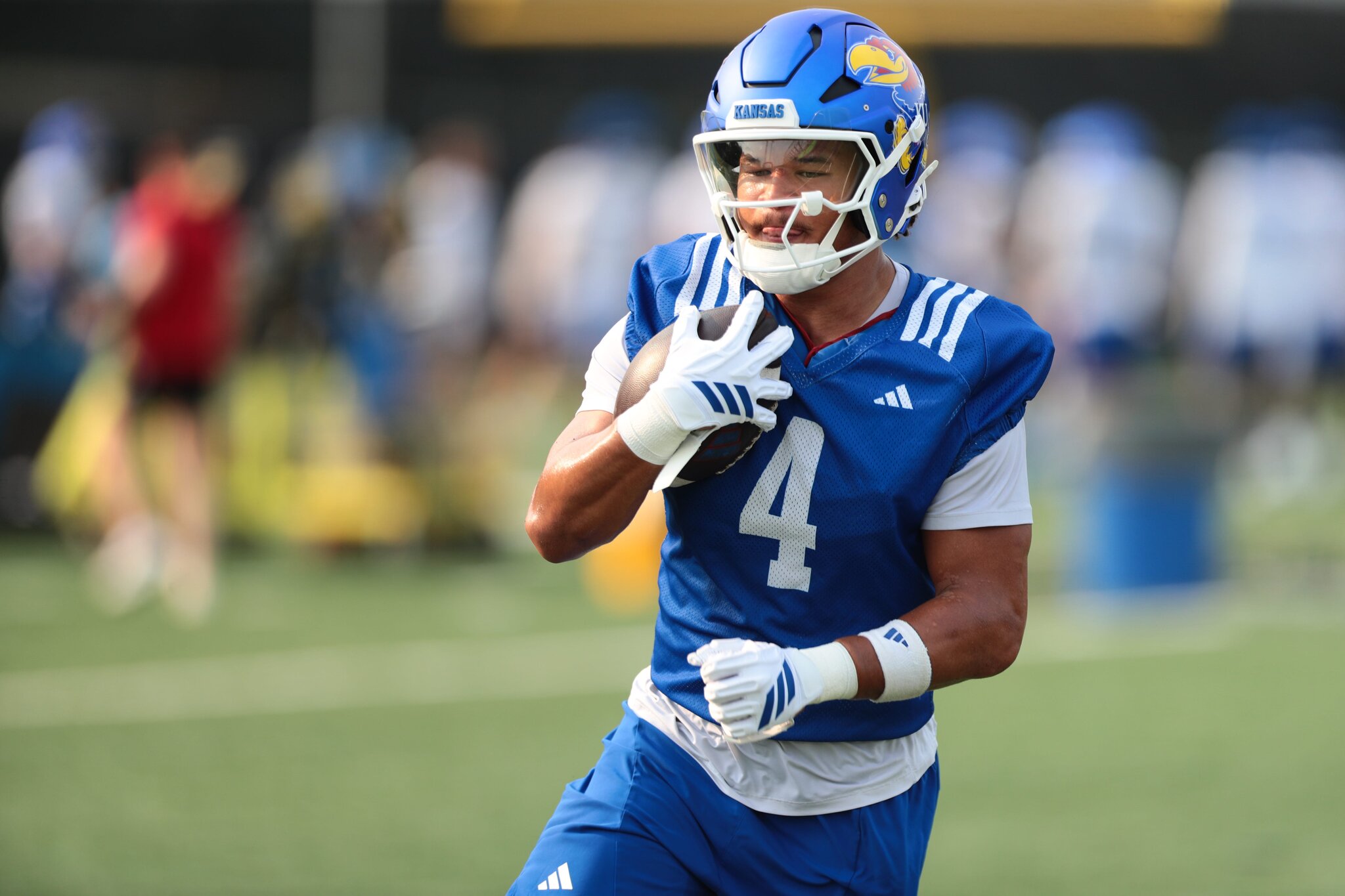 Analyzing Kansas football’s running backs room during fall camp