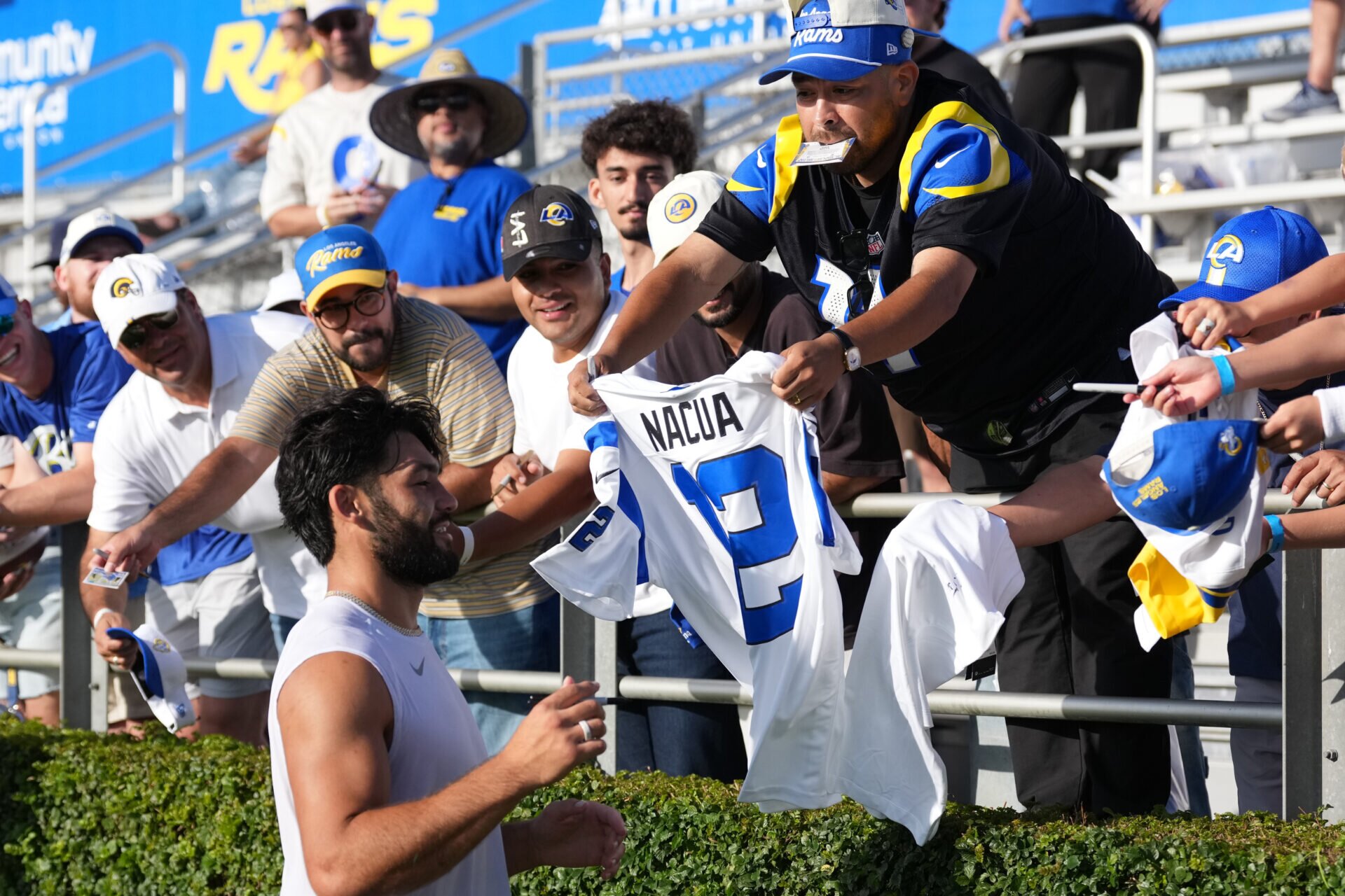 Puka Nacua says LA’s celebrity culture helps take pressure off Rams players
