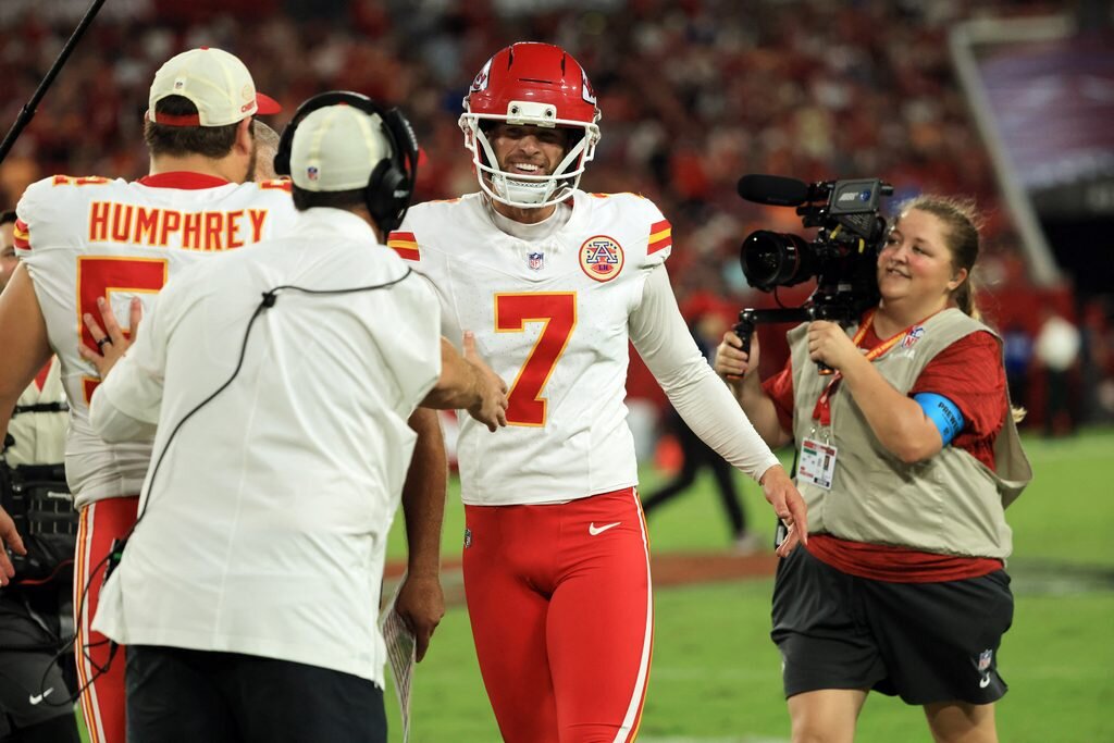 NFL analyst gives the worst take after Harrison Butker nails 69-yard FG
