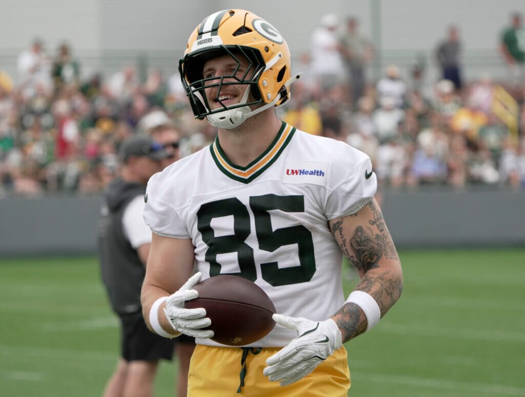 Tucker Kraft takes huge step in injury recovery at Packers practice