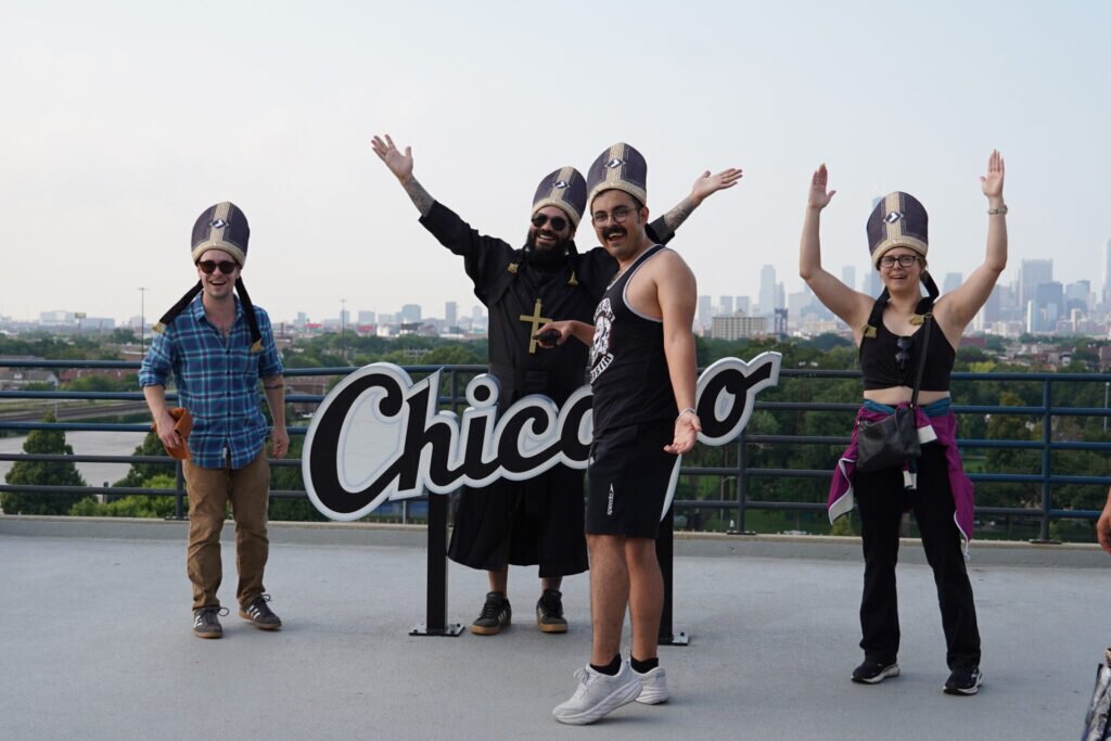 Chicago White Sox promotional giveaway has made its way to the Vatican