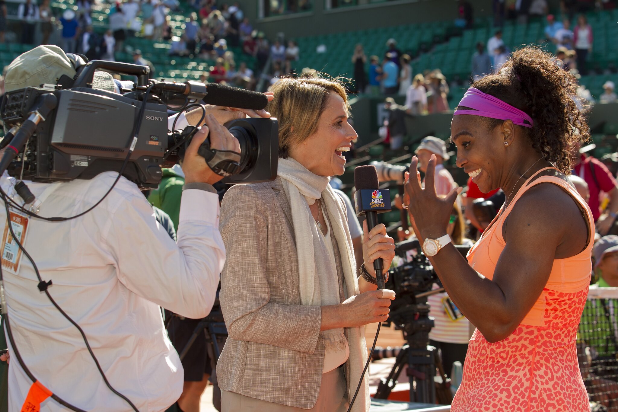 Billie Jean King presents Mary Carillo for International Tennis Hall of Fame
