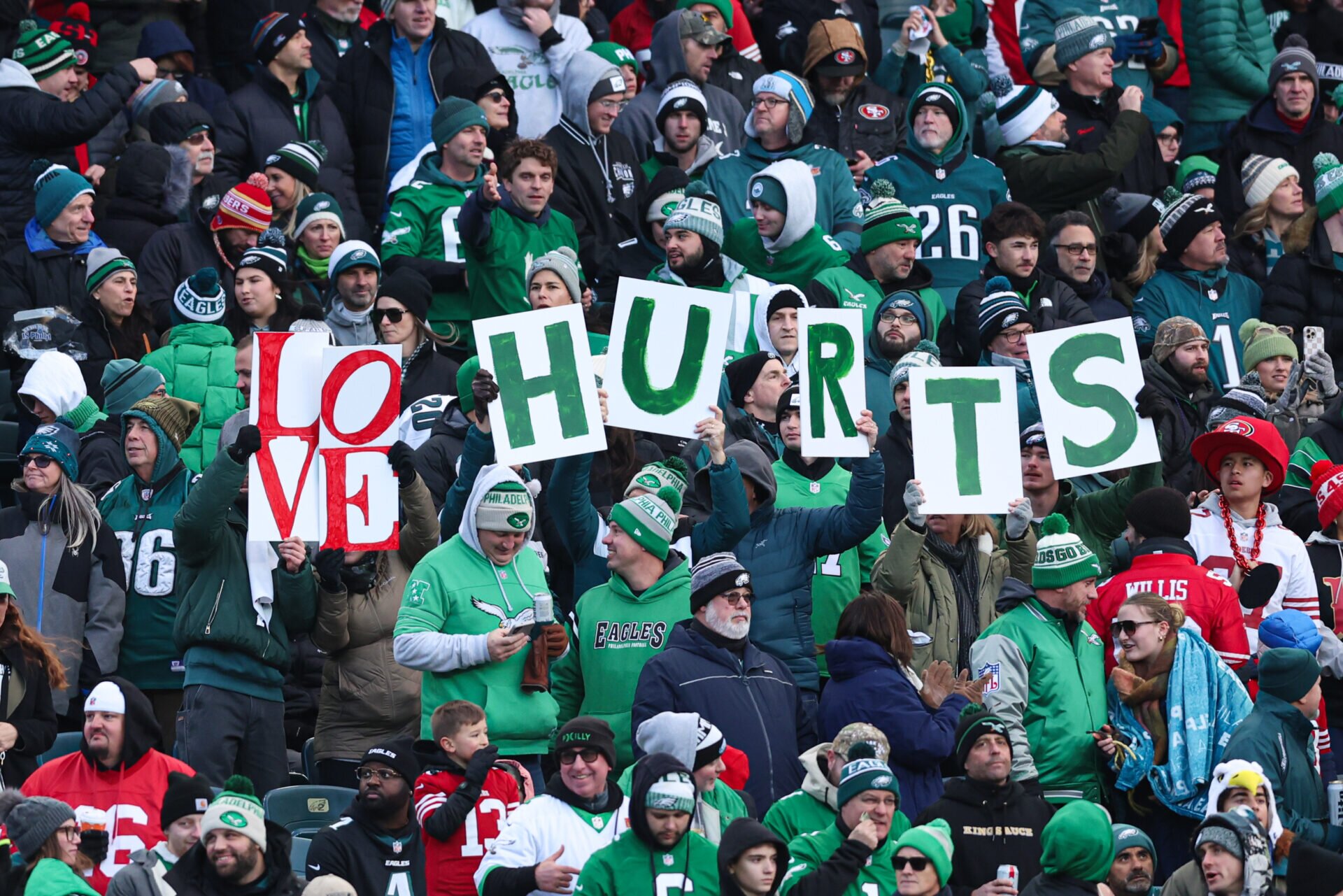 Jalen Hurts catches stray from Eagles social media team