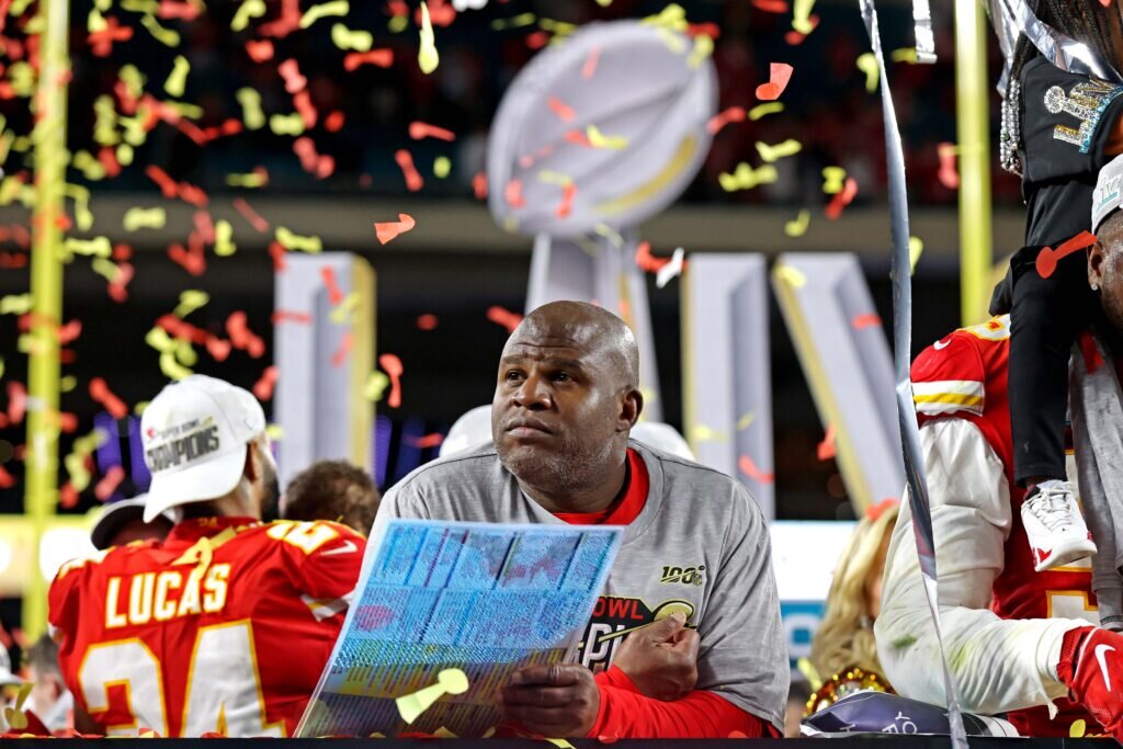 Chiefs OC Eric Bieniemy’s wife Mia shot at couples home