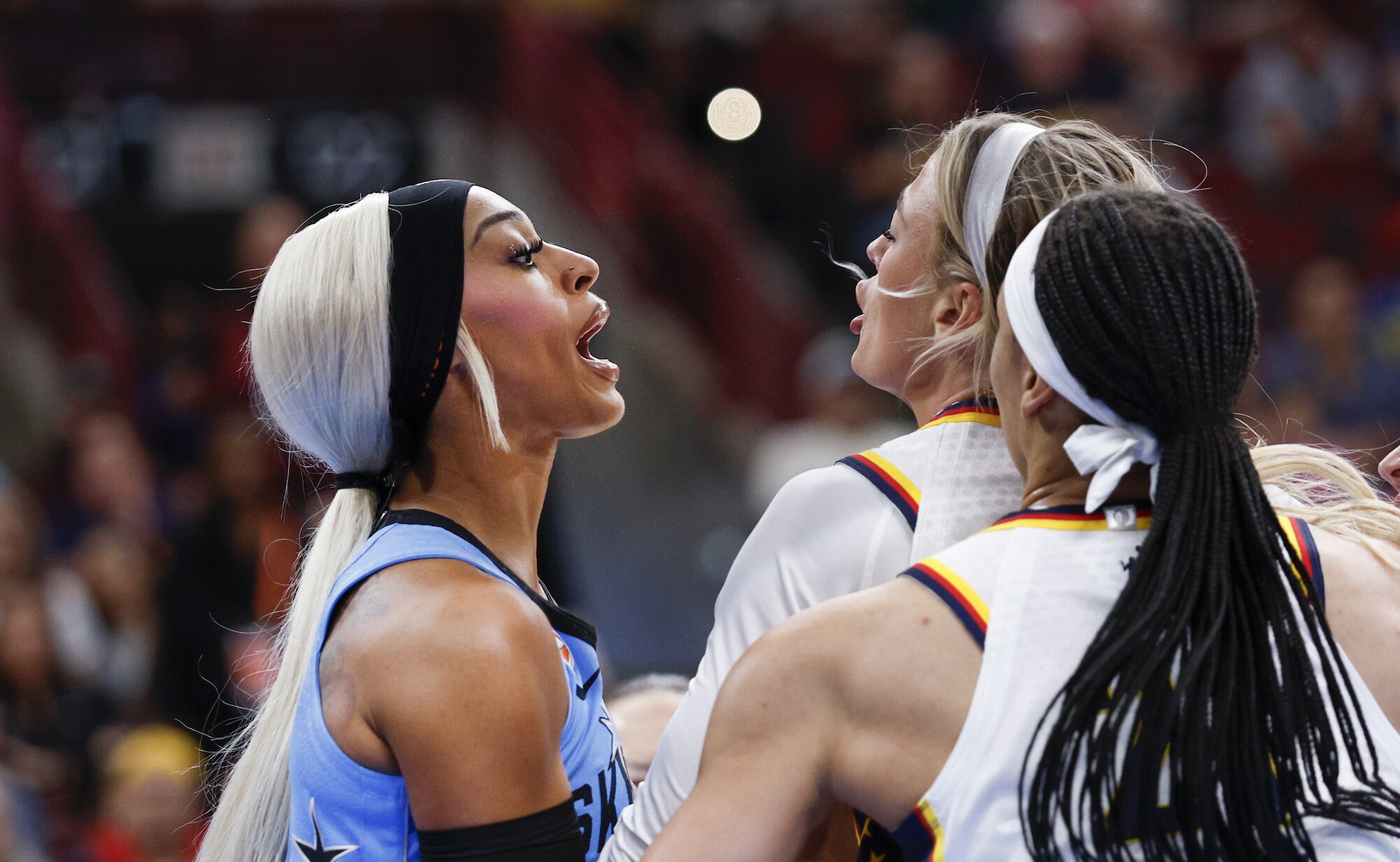 Do ya research’: DiJonai Carrington breaks her silence on ‘WHITE PRIVILEGE’ comment after Sophie Cunningham foul