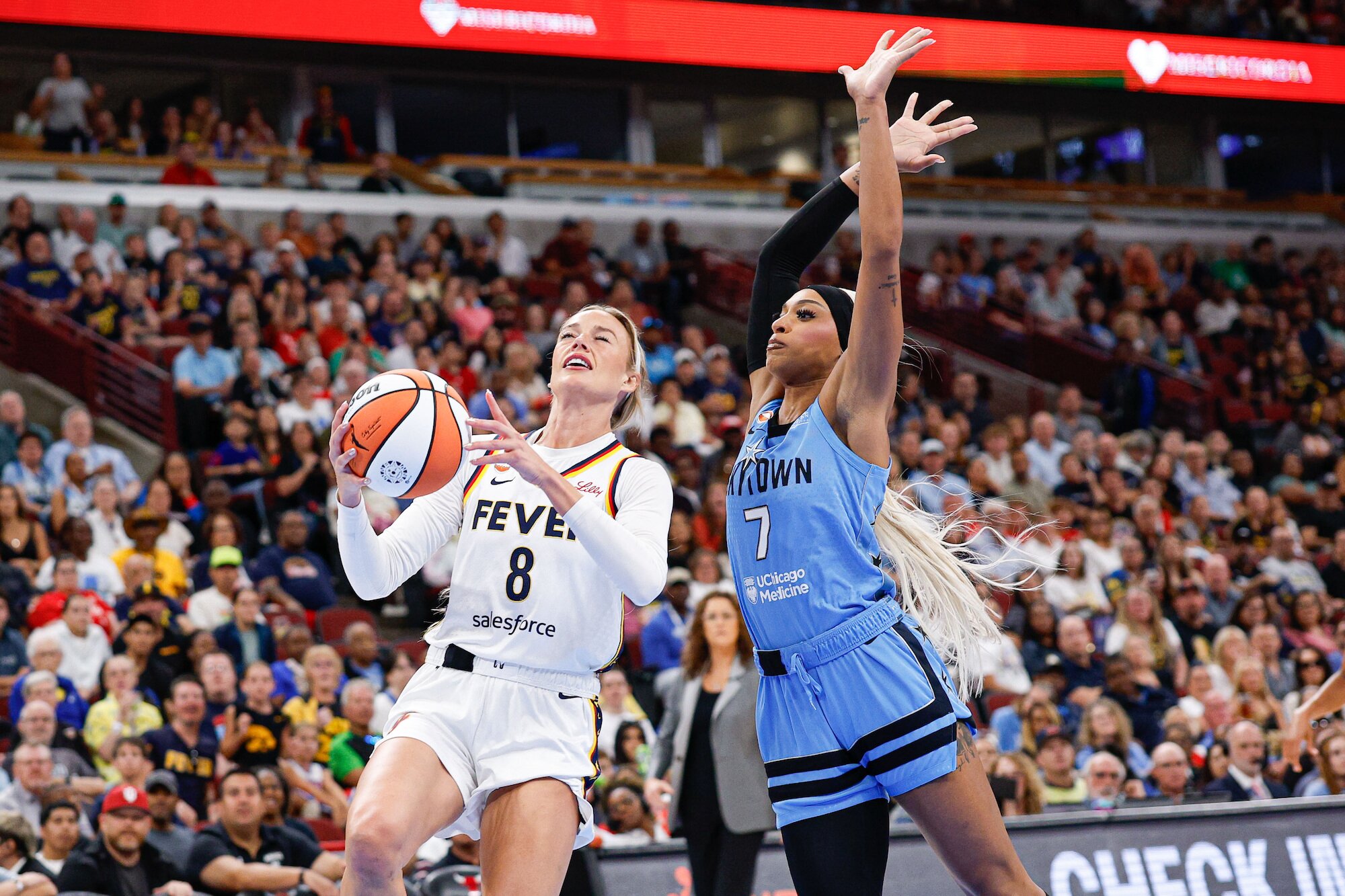 I’m never gonna let an open layup just be had’: DiJonai Carrington sends a message to Sophie Cunningham