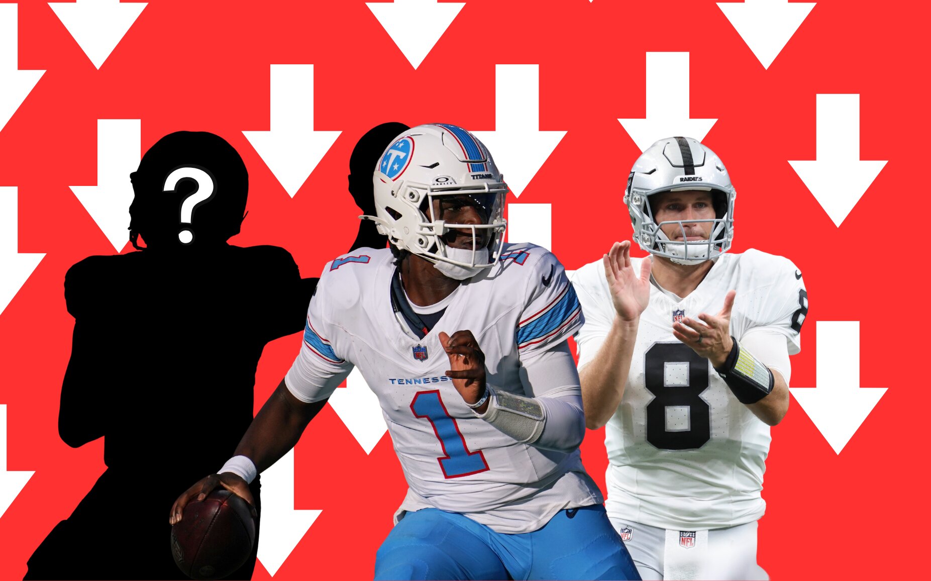 Worst five starting quarterbacks entering the 2026 NFL season
