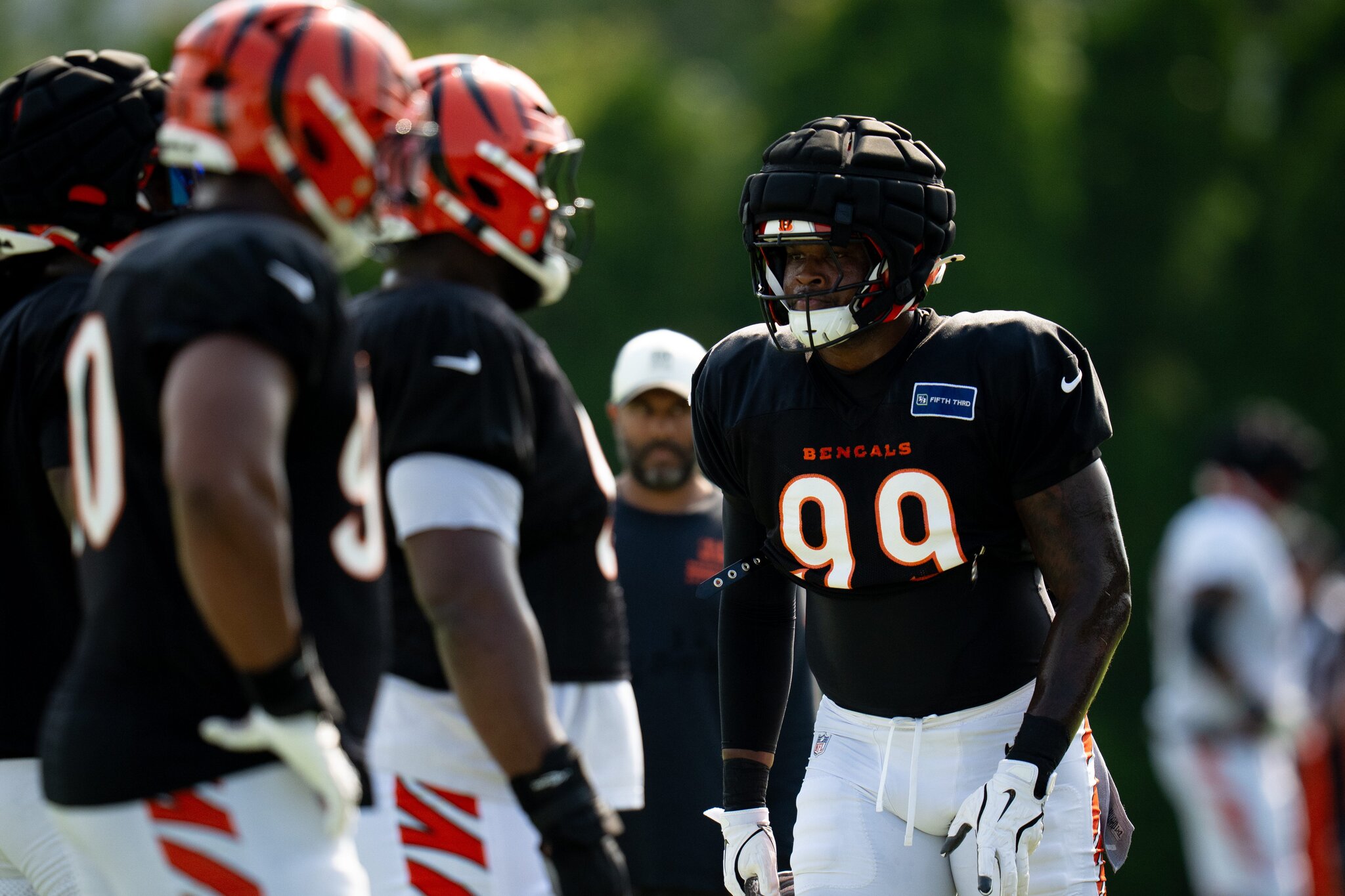 Here's why Myles Murphy left Bengals practice early on a cart