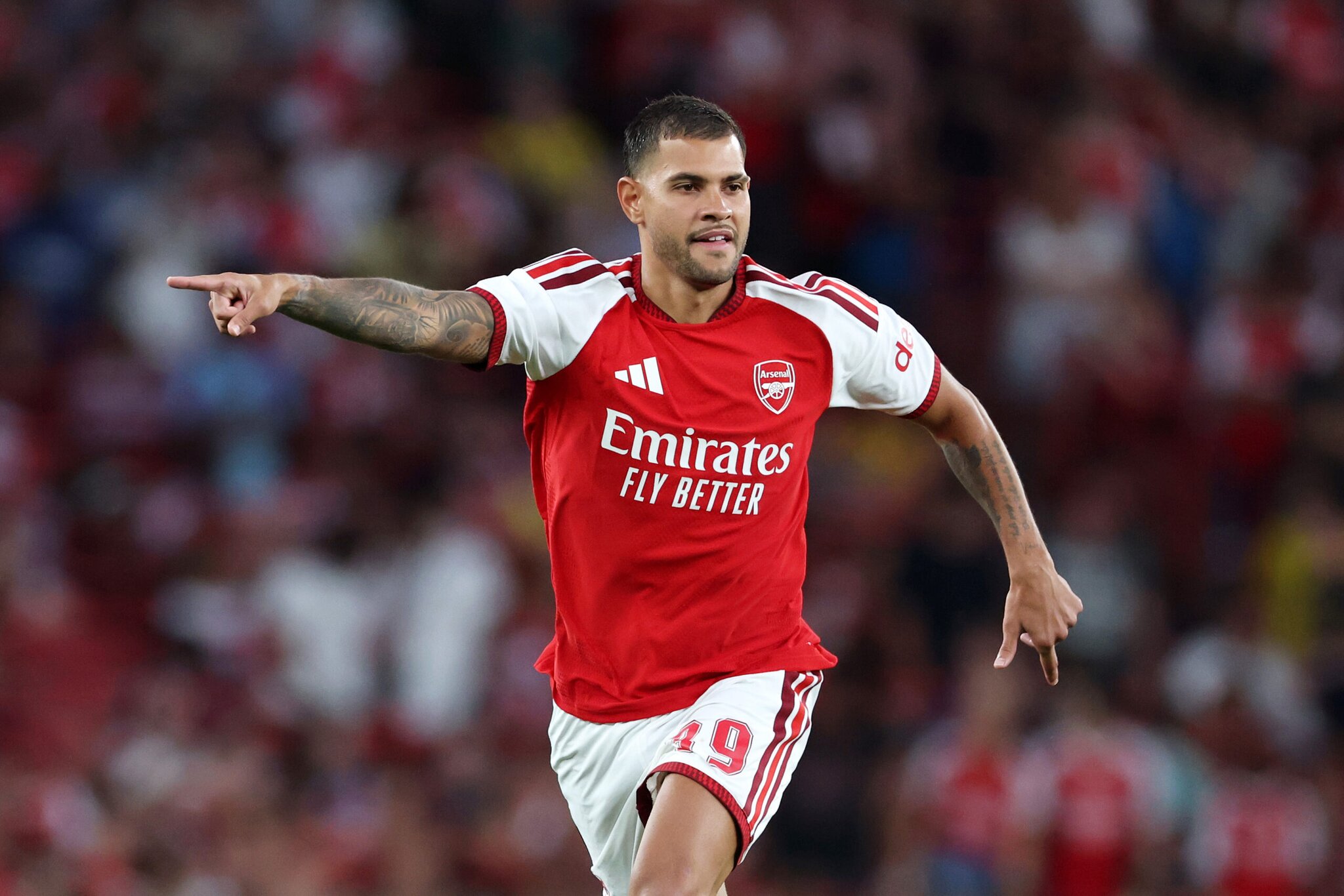 Guimaraes makes Arsenal debut in draw with Como