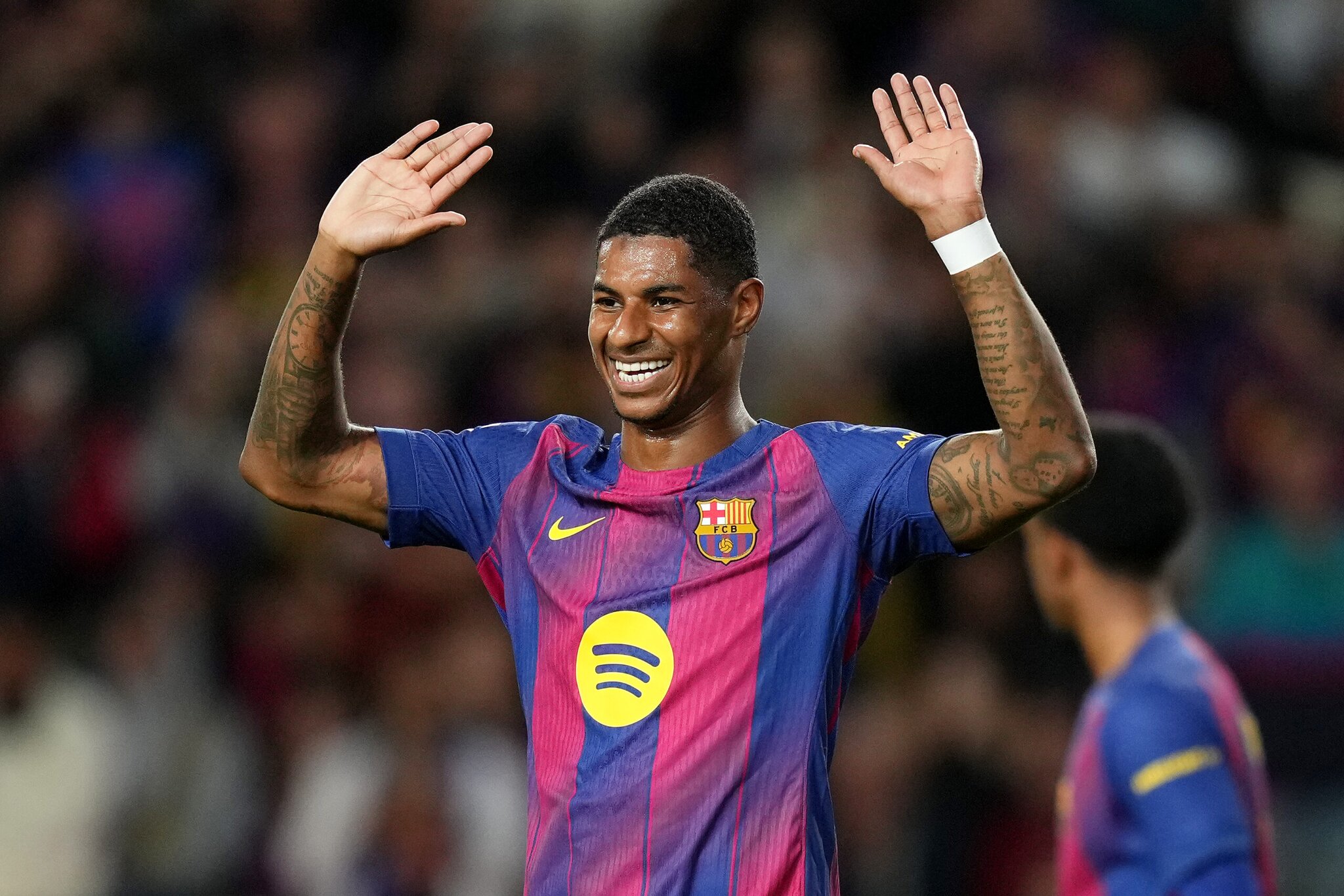 Rashford says farewell to Barcelona after Man Utd return