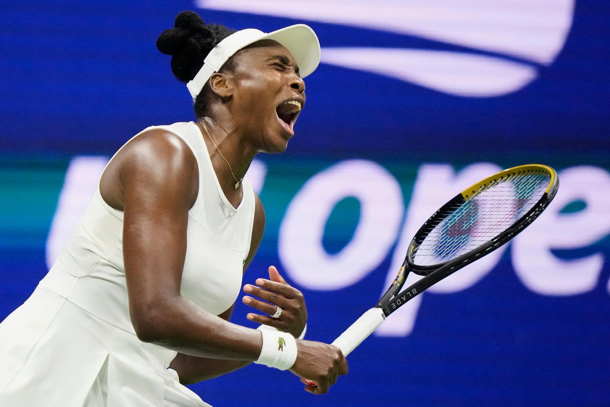 Venus Williams bows out after 2am following latest start in US Open history