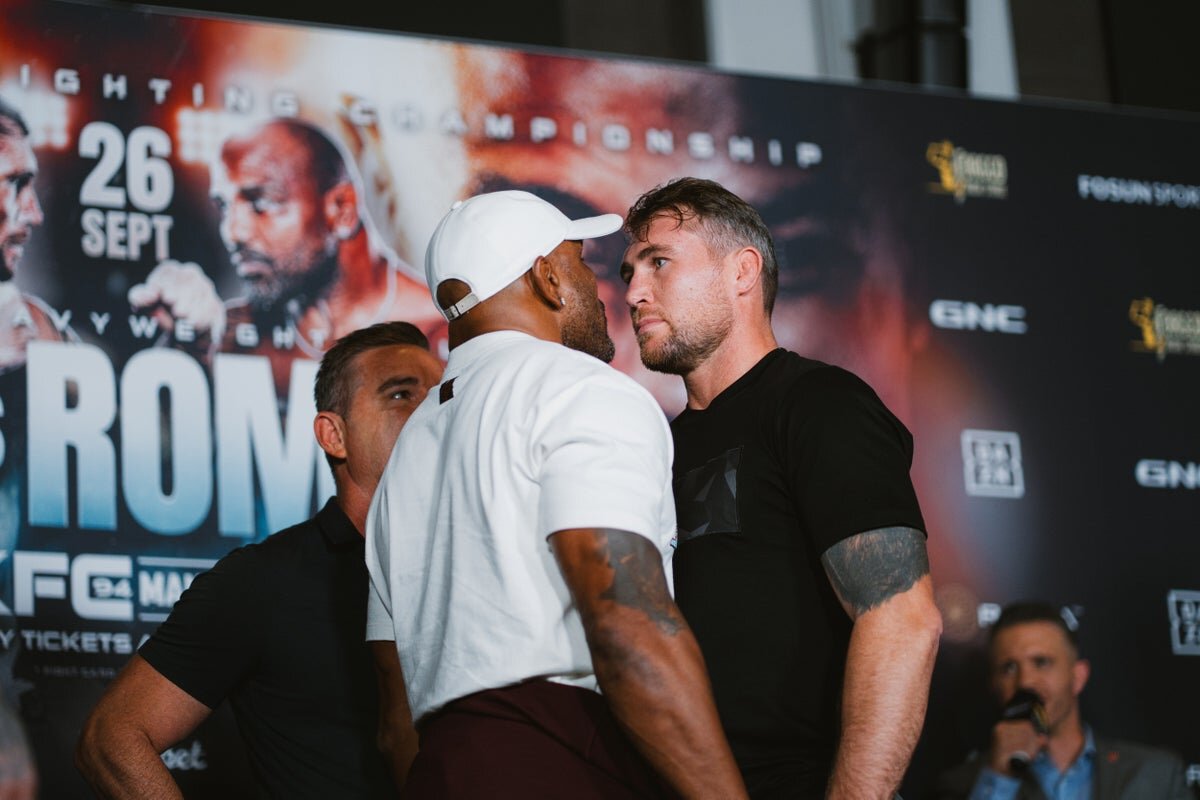 Longest face-off ever? Darren Till and Yoel Romero stare down for nearly four minutes before dream fight