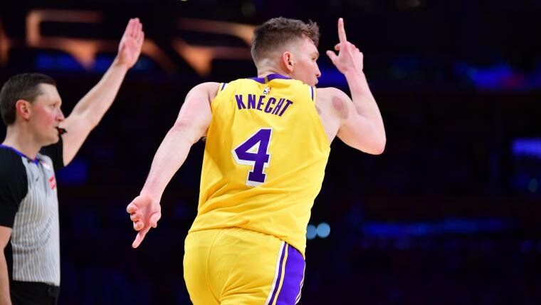 Lakers predicted to trade Dalton Knecht for $45M sniper, NBA champion in 3-team blockbuster