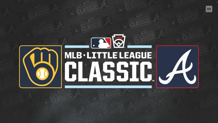 Where to watch MLB Little League Classic: Channel, time, TV schedule, live stream for Brewers vs. Braves