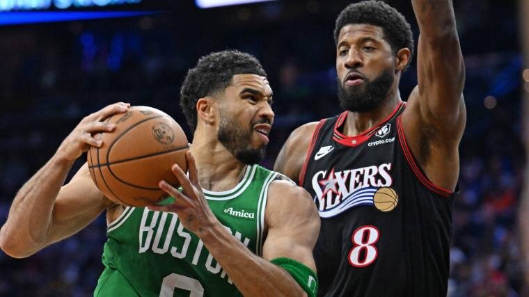Paul George is ecstatic to be playing for the Boston Celtics after his first visit