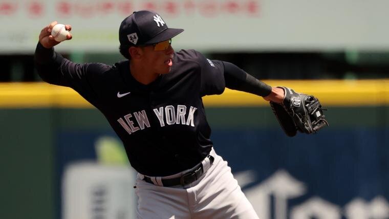 Yankees rookie George Lombard Jr. homers during MLB debut