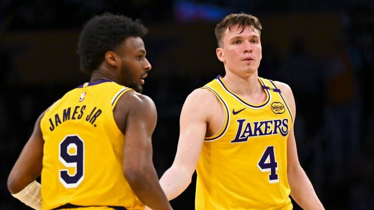 Lakers predicted to trade Dalton Knecht, Jaden Hardy for $46M NBA champion in 3-team deal