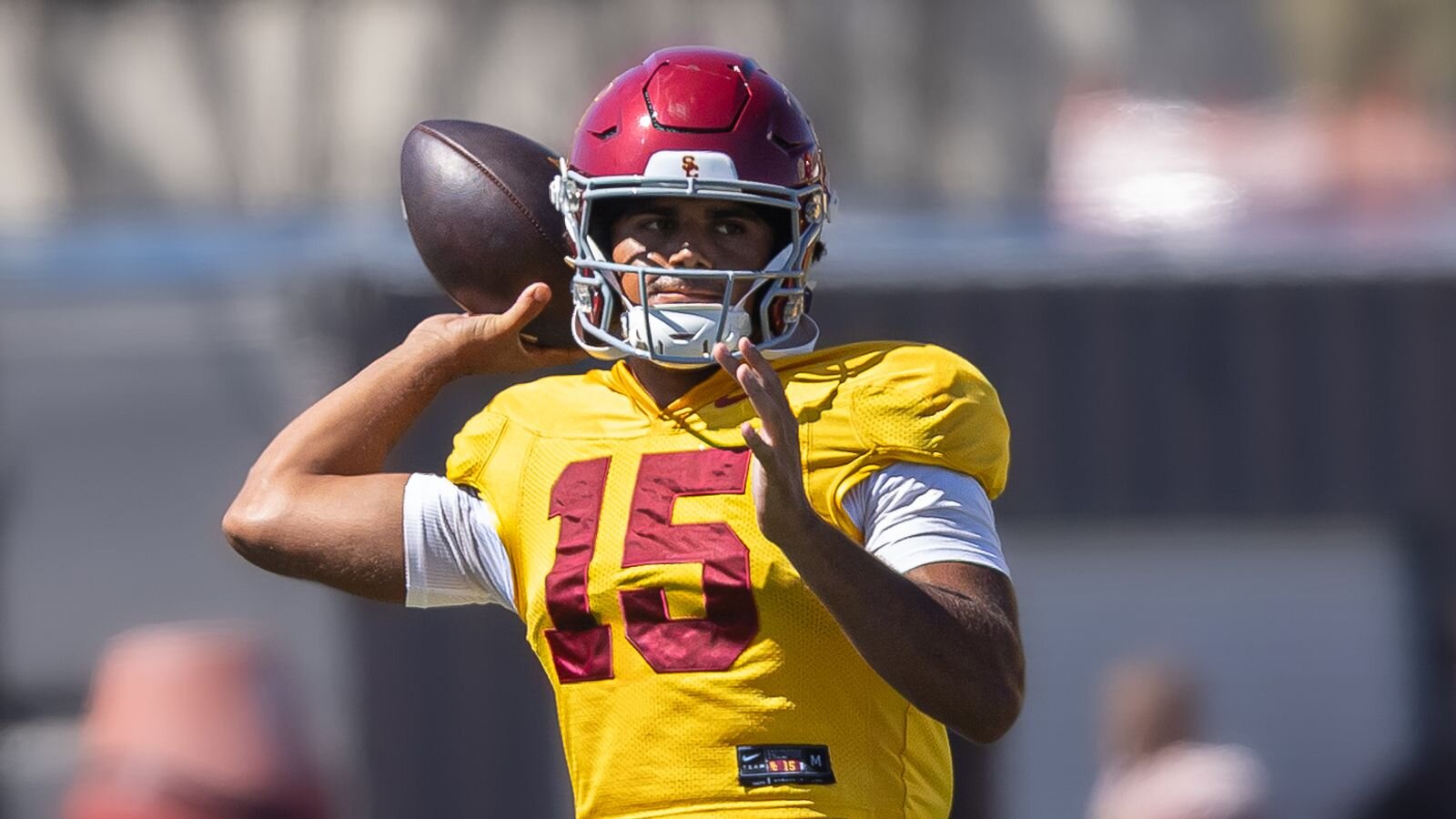 TST Images: USC Football Practice at Howard Jones Field