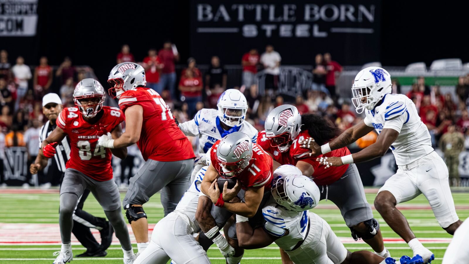 TST Images: Memphis defeats UNLV, 27-21, at Allegiant Stadium