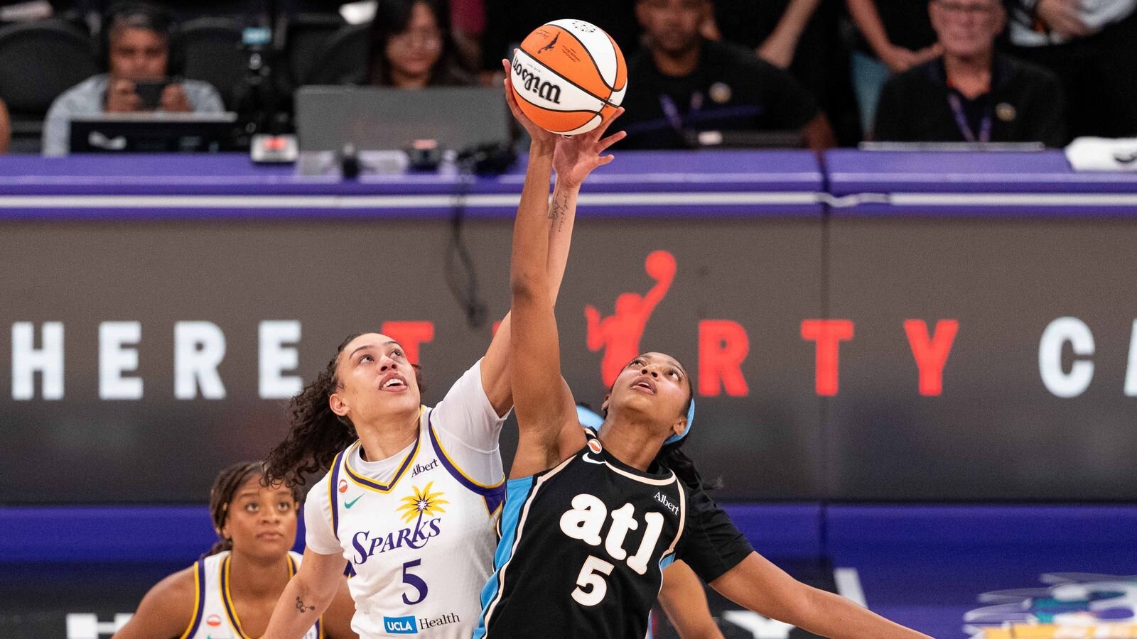 Sparks lose to Dream as Reese sets record for most rebounds in WNBA game