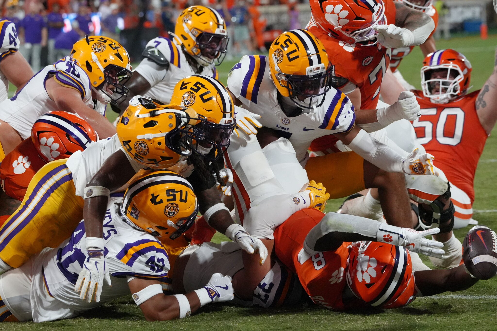Tiger Tiger burning bright, shop LSU vs. Clemson Week 1 college football tickets