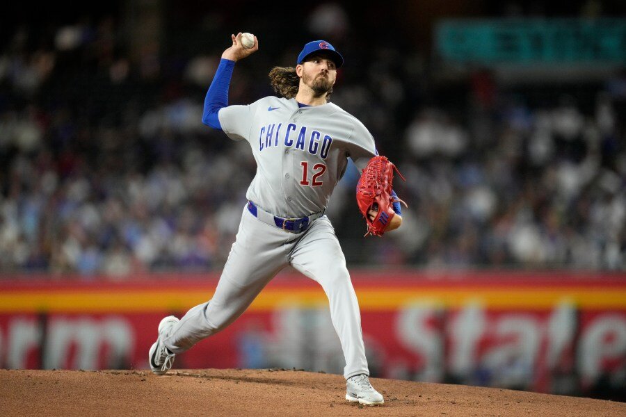 Gausman fires seven shutout innings as Cubs blank Diamondbacks, 7-0, to open 3-game series in Arizona