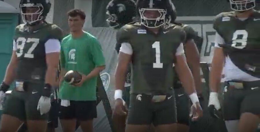 MSU Redshirt Senior Kenny Soares started his career with Pat Fitzgerald, and now gets to end it with him