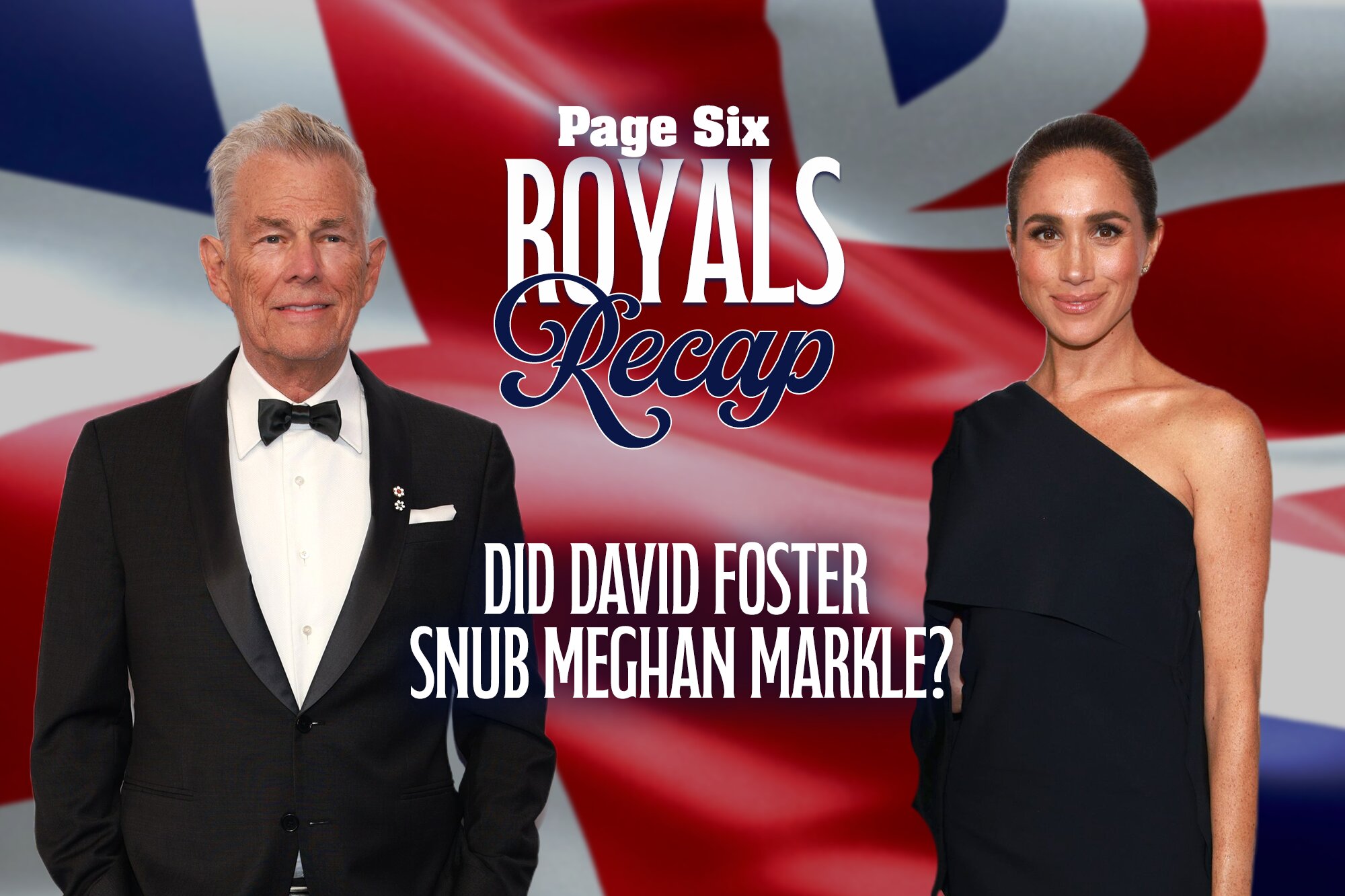 Meghan Markle suffers awkward exchange with David Foster — see his response