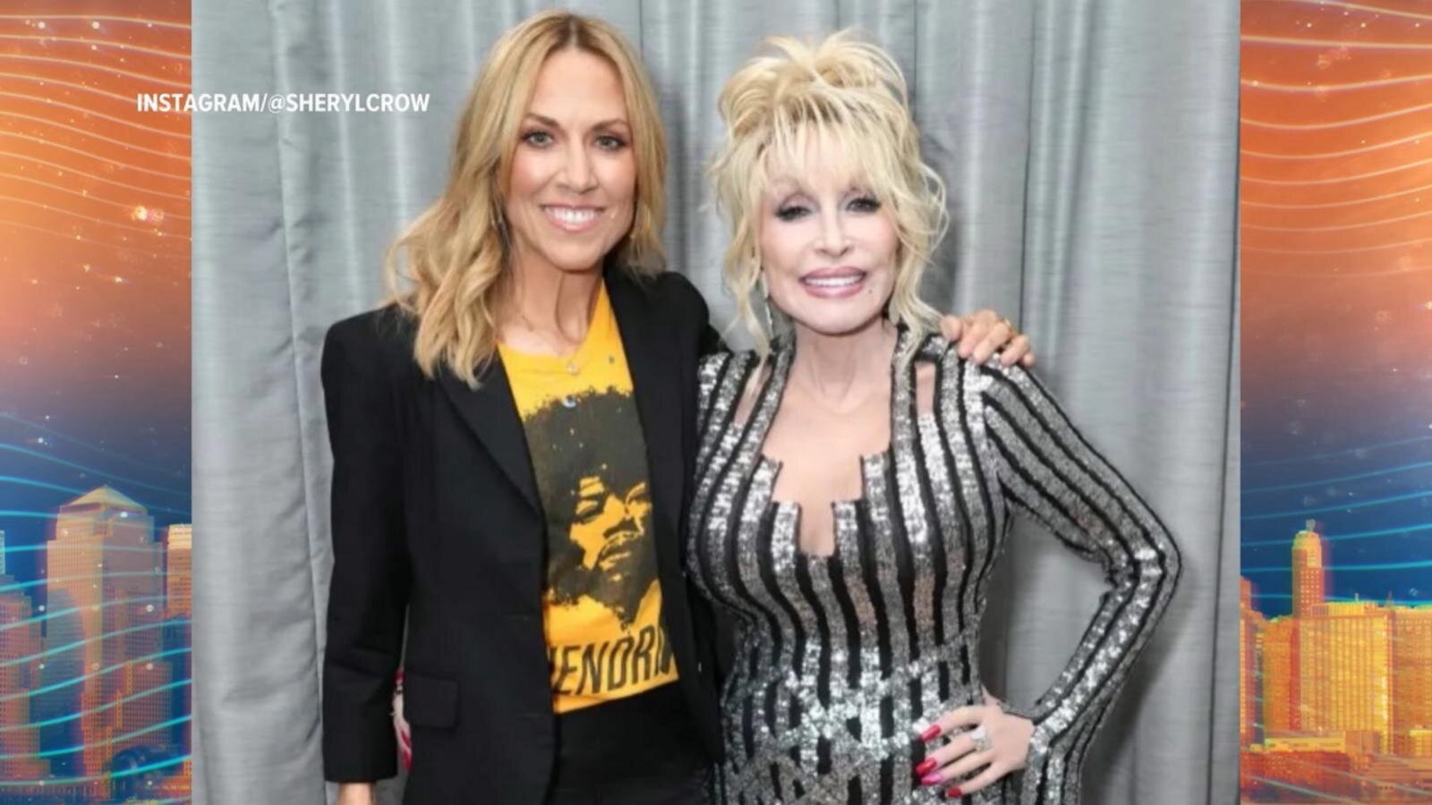 Sheryl Crow pays tribute to Dolly Parton