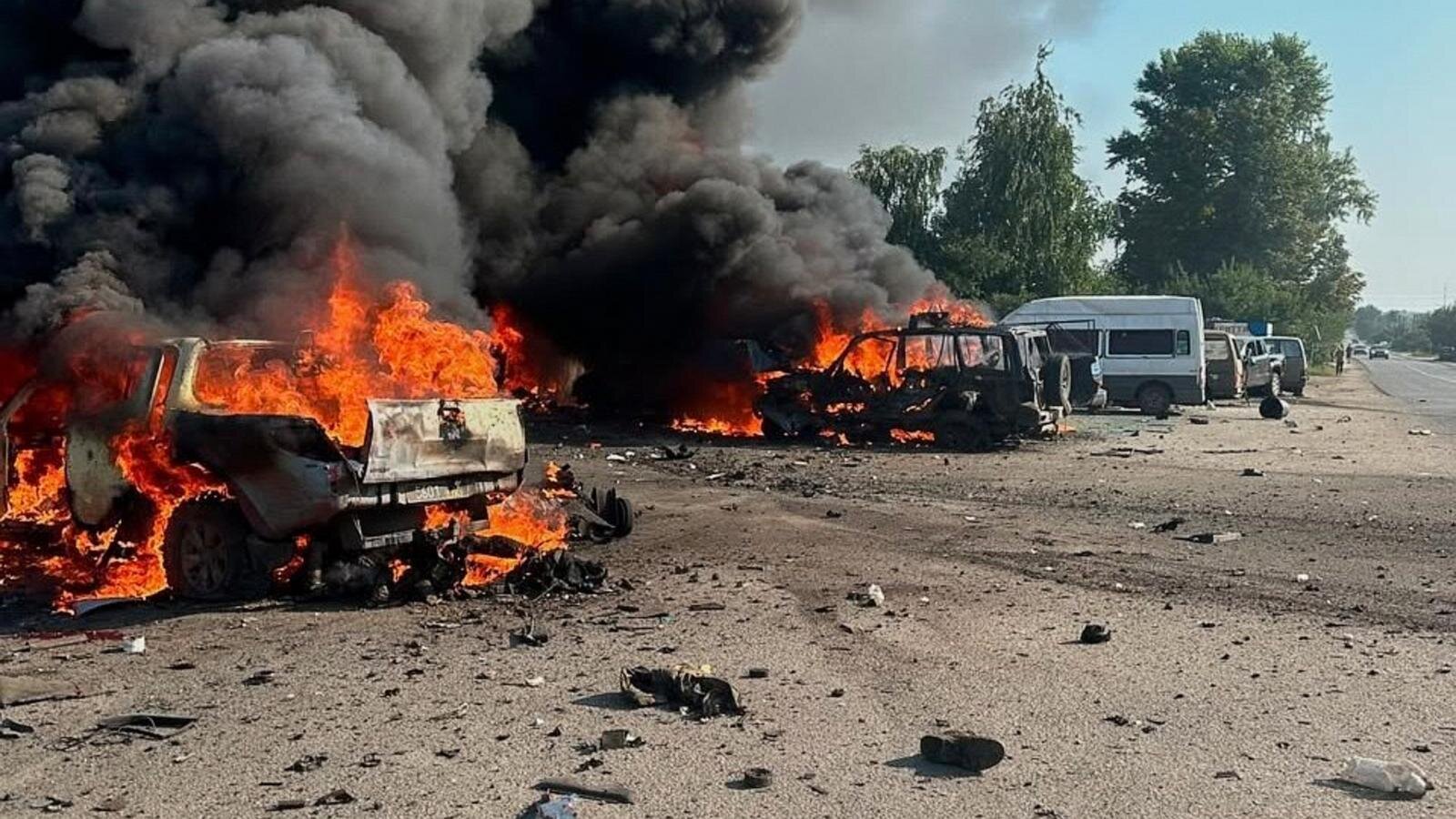 Ukraine aims a drone blitz at Moscow while Russian missiles kill 10 in a Ukraine
