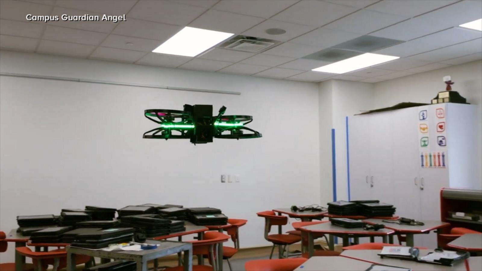 Pepper-spraying drones to help stop school shooters sparks debate