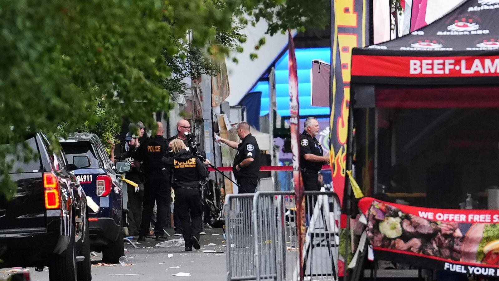 Horrific violence': 3 dead, 4 hurt in shooting at food festival