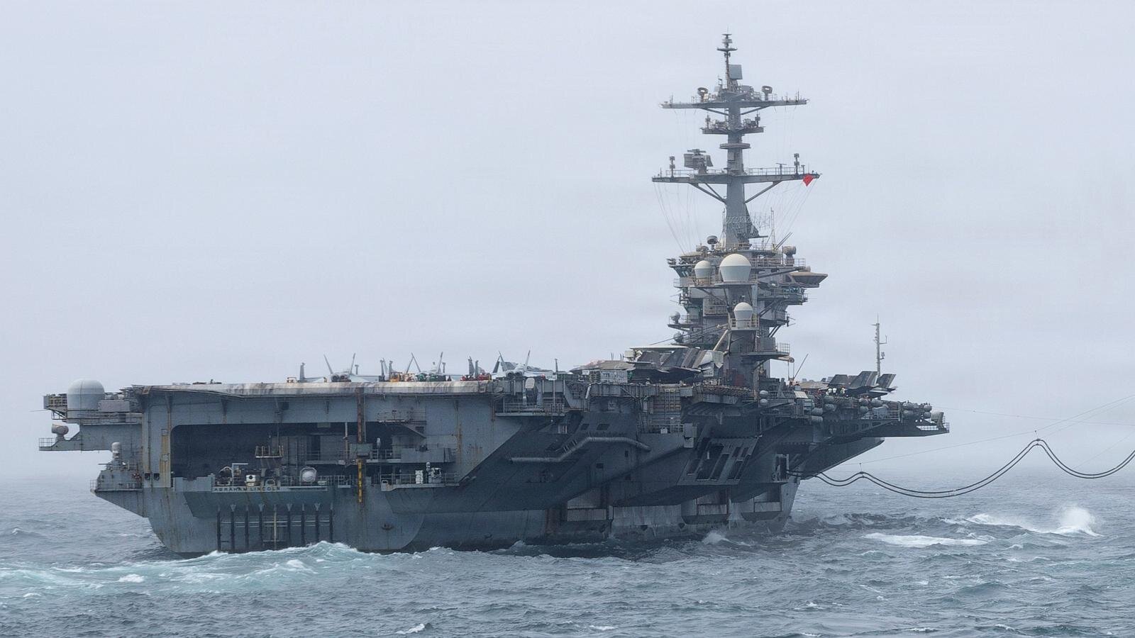 Father of sailor deployed on USS Abraham Lincoln released by ICE