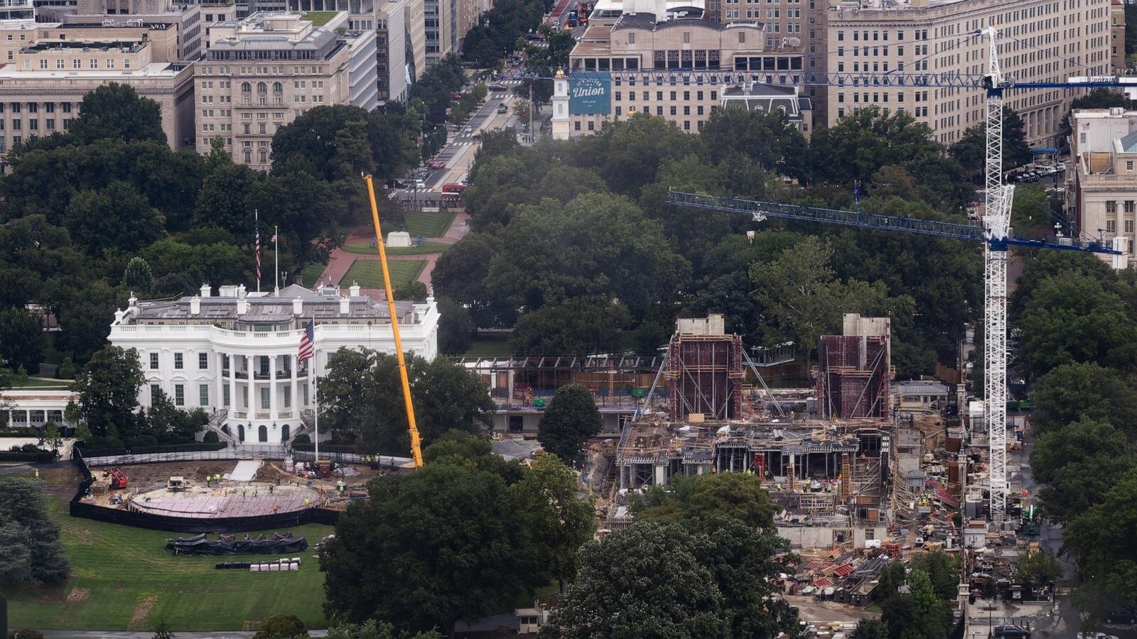 Trump appeals to Supreme Court to allow White House ballroom construction to continue