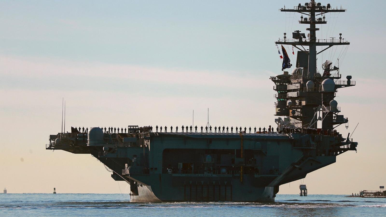 USS Abraham Lincoln heads to Thailand for brief stop after lengthy deployment at sea