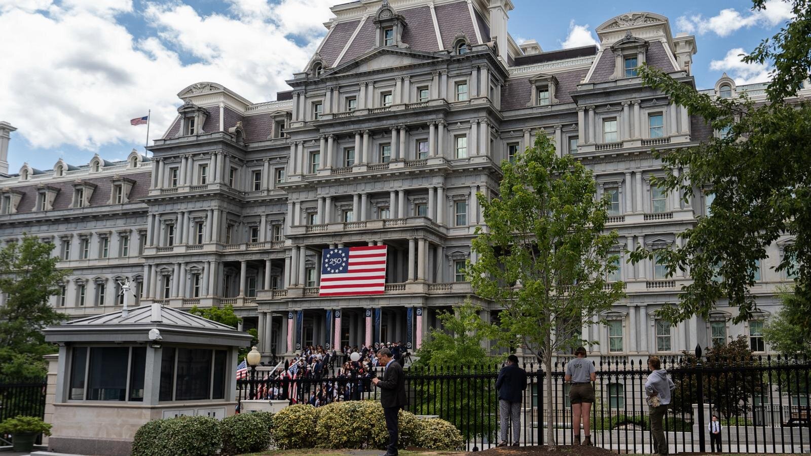 Judge rules paint tests on Eisenhower Building can proceed, advancing Trump's makeover plans for now