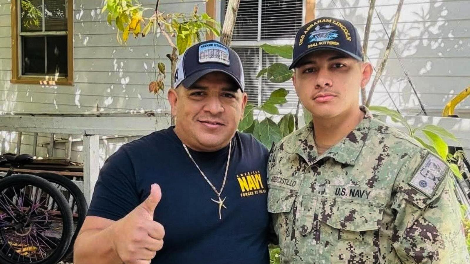 He was waiting for his son to return from the USS Lincoln. Then Border Patrol arrested him.