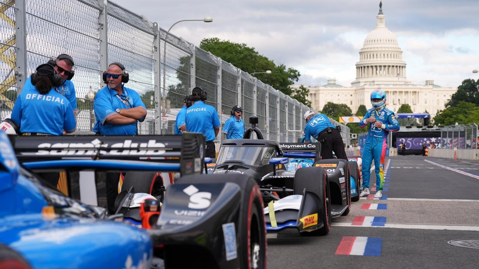 Trump will kick off the IndyCar race in the Beast before cars zoom through Washington's streets