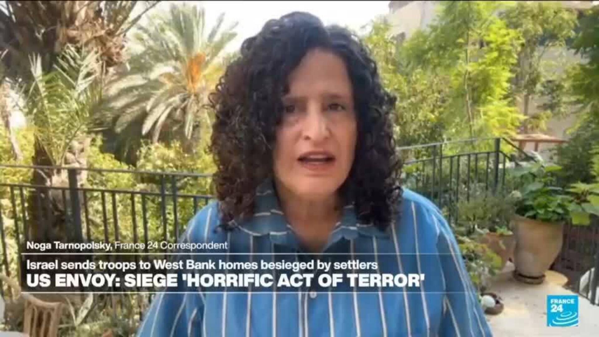 West Bank: "In recent weeks, we've seen a striking escalation in violent acts