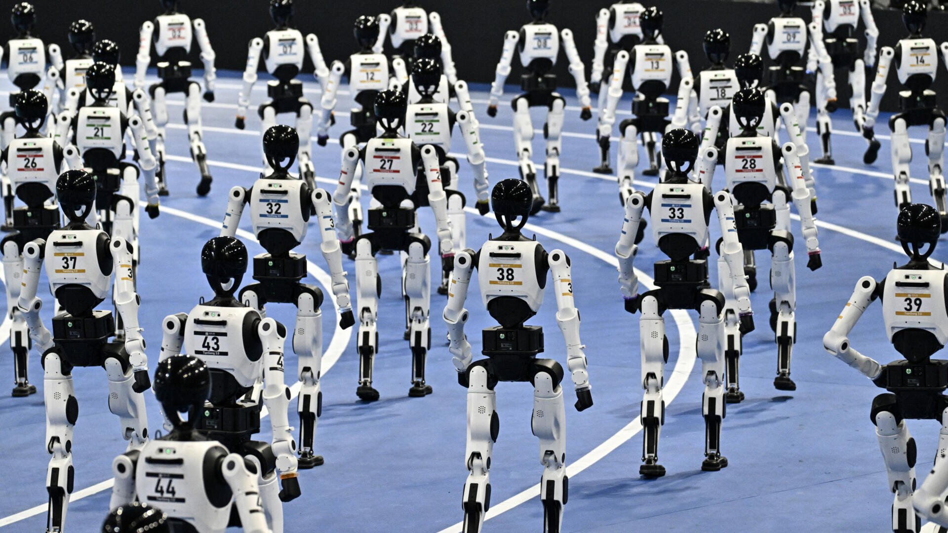 Humanoid robots break human records at World Robot Games in Beijing
